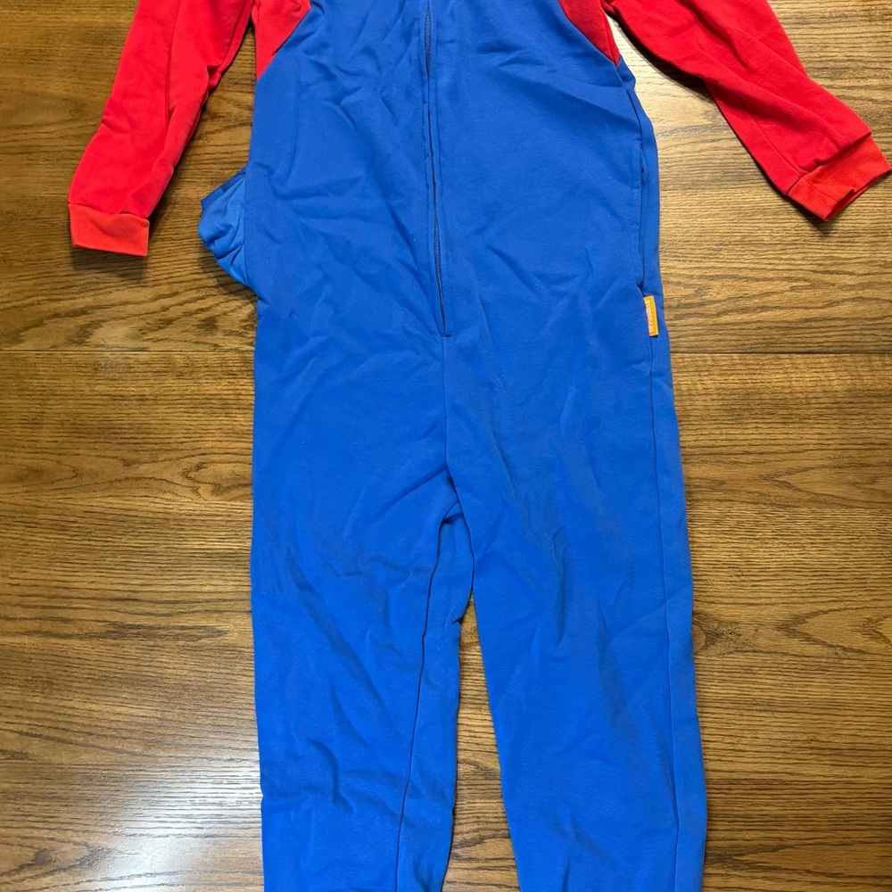 Oppo Super Mario Halloween suit Vibrant Blue and Red Kids Overalls